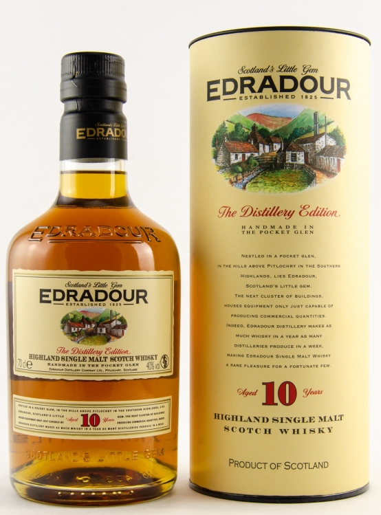 Edradour 10 Jahre 40% Vol. Distillers Edition